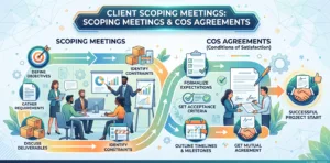 Client scoping meetings – Scoping meetings & COS Agreements