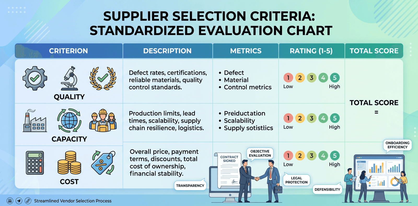 Master 3 supplier selection criteria – Evaluate sourcing alternatives 3 Master 3 supplier selection criteria – Evaluate sourcing alternatives