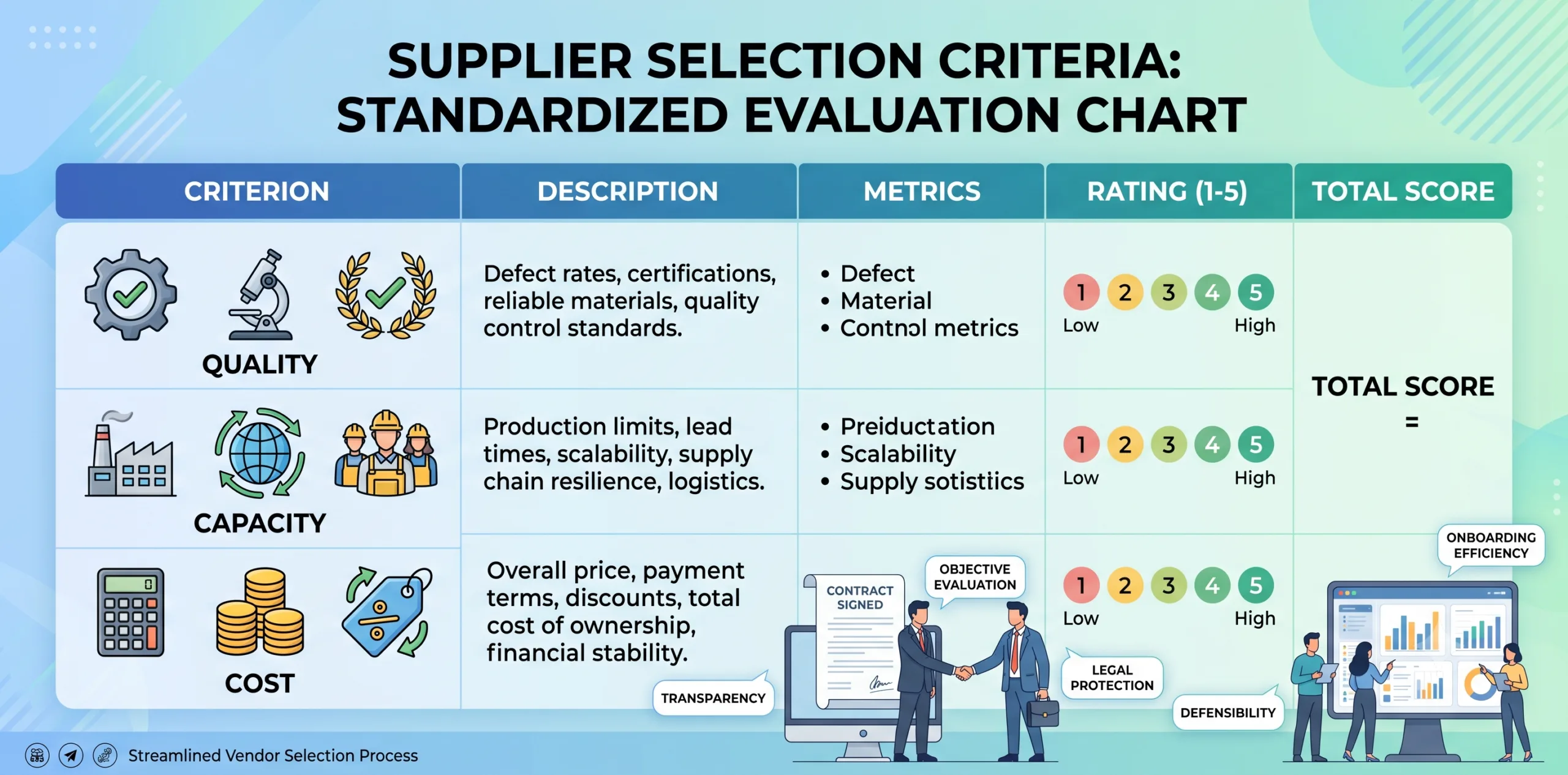 Master 3 supplier selection criteria – Evaluate sourcing alternatives 3 Master 3 supplier selection criteria – Evaluate sourcing alternatives
